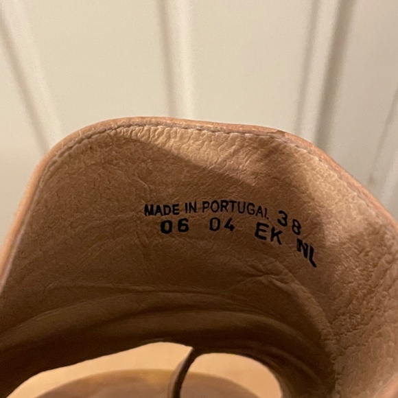 Dansko Cognac Brown Pattern Leather Sandal - Picture 6 of 6